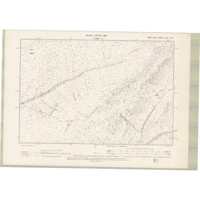 1897 Map of Argyll and Bute Sheet CXXVI.NW, 1900 Print