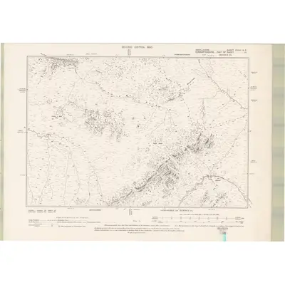 1897 Map of Argyll and Bute Sheet CXXVI.SE, 1900 Print