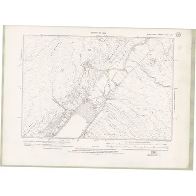 1914 Map of Argyll and Bute Sheet CXXVI.SW, 1924 Print