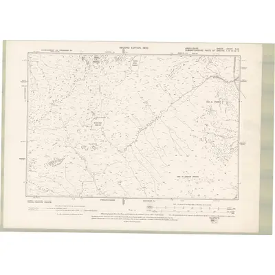 1897 Map of Argyll and Bute Sheet CXXVII.NW, 1900 Print