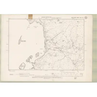 1898 Map of Argyll and Bute Sheet CXXX.SW, 1900 Print