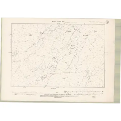 1898 Map of Argyll and Bute Sheet CXXXI.NW, 1900 Print