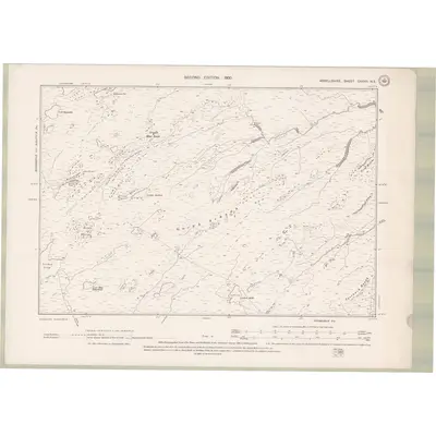 1897 Map of Argyll and Bute Sheet CXXXII.NE, 1900 Print