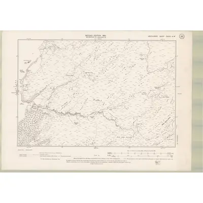 1897 Map of Argyll and Bute Sheet CXXXII.NW, 1900 Print
