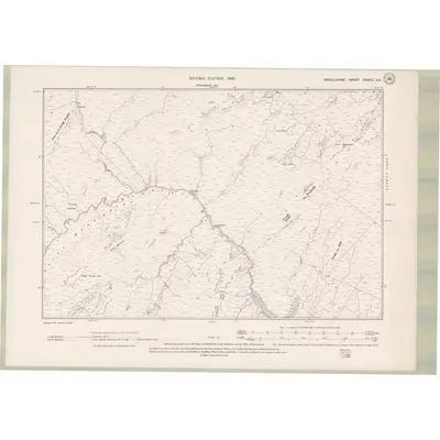 1897 Map of Argyll and Bute Sheet CXXXII.SE, 1900 Print