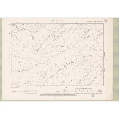 1897 Map of Argyll and Bute Sheet CXXXII.SW, 1900 Print
