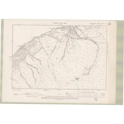 1897 Map of Argyll and Bute Sheet CXXXIII.SE, 1900 Print
