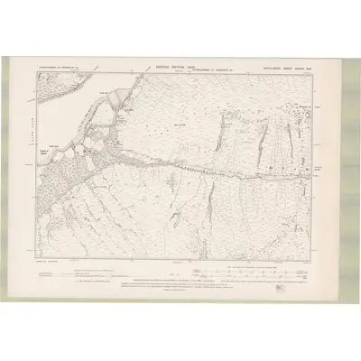 1897 Map of Argyll and Bute Sheet CXXXIV.NW, 1900 Print