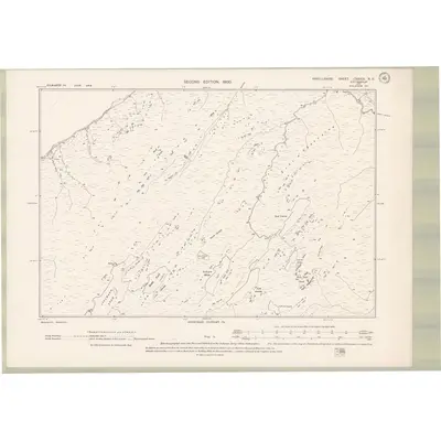 1898 Map of Argyll and Bute Sheet CXXXIX.NE, 1900 Print