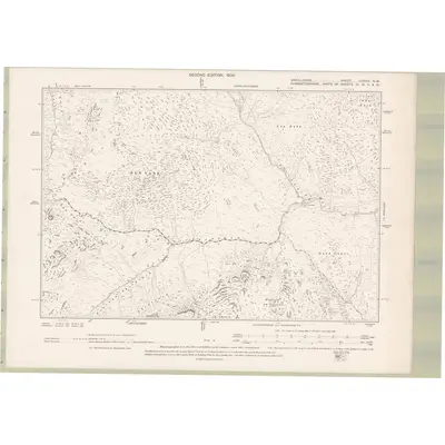 1897 Map of Argyll and Bute Sheet CXXXV.NW, 1900 Print