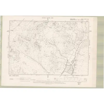1897 Map of Argyll and Bute Sheet CXXXV.SW, 1900 Print