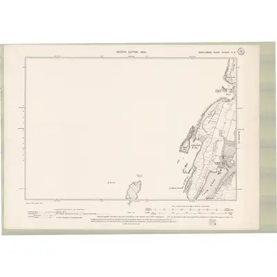 1898 Map of Argyll and Bute Sheet CXXXVII.SE, 1900 Print