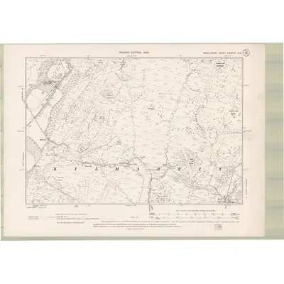 1898 Map of Argyll and Bute Sheet CXXXVIII.NE, 1900 Print