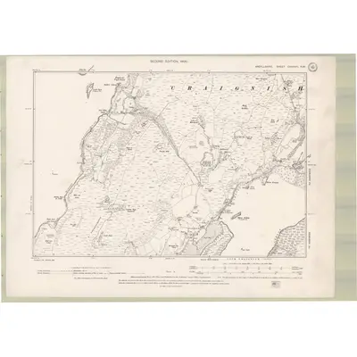 1898 Map of Argyll and Bute Sheet CXXXVIII.NW, 1900 Print