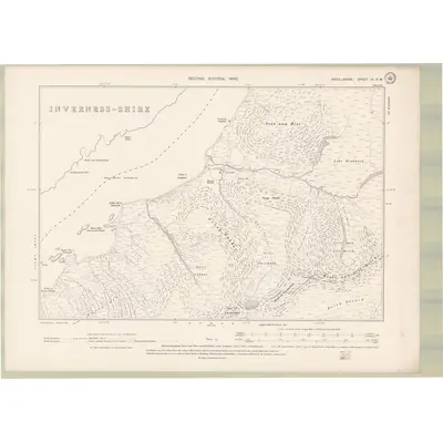1897 Map of Argyll and Bute Sheet IX.SW, 1900 Print