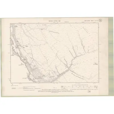1897 Map of Argyll and Bute Sheet LIII.NE, 1900 Print