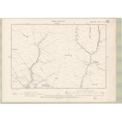 1897 Map of Argyll and Bute Sheet LIV.SW, 1900 Print