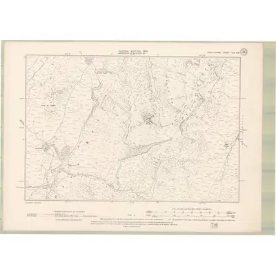 1897 Map of Argyll and Bute Sheet LIX.NE, 1900 Print