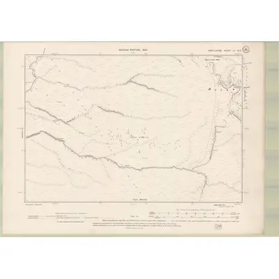 1897 Map of Argyll and Bute Sheet LV.NE, 1900 Print