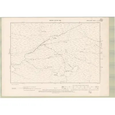 1897 Map of Argyll and Bute Sheet LV.SE, 1900 Print