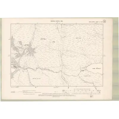 1897 Map of Argyll and Bute Sheet LV.SW, 1900 Print