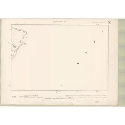1897 Map of Argyll and Bute Sheet LVI.NE, 1900 Print
