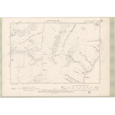 1897 Map of Argyll and Bute Sheet LVI.NW, 1900 Print
