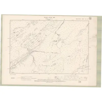 1897 Map of Argyll and Bute Sheet LVII.NE, 1900 Print