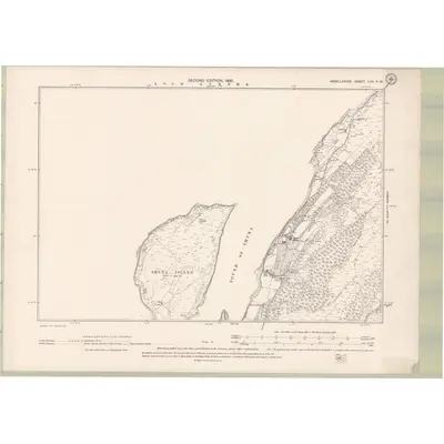 1897 Map of Argyll and Bute Sheet LVII.NW, 1900 Print