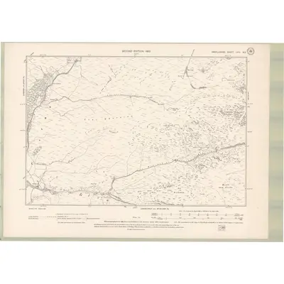 1897 Map of Argyll and Bute Sheet LVIII.NE, 1900 Print