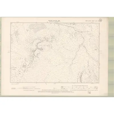 1897 Map of Argyll and Bute Sheet LVIII.SE, 1900 Print