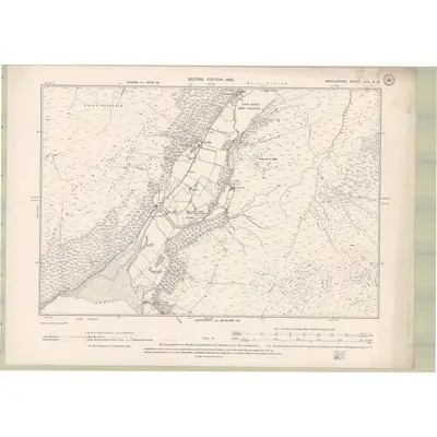 1897 Map of Argyll and Bute Sheet LVIII.SW, 1900 Print