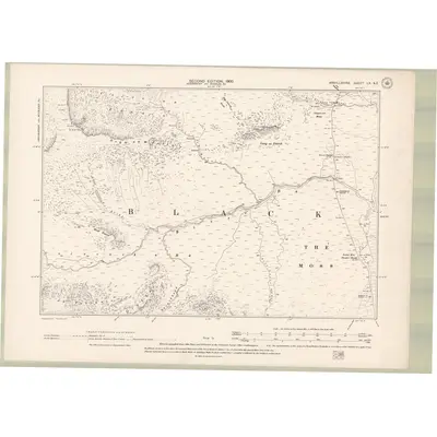 1897 Map of Argyll and Bute Sheet LX.NE, 1900 Print