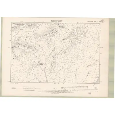 1897 Map of Argyll and Bute Sheet LX.SE, 1900 Print