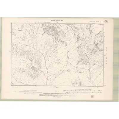 1897 Map of Argyll and Bute Sheet LX.SW, 1900 Print