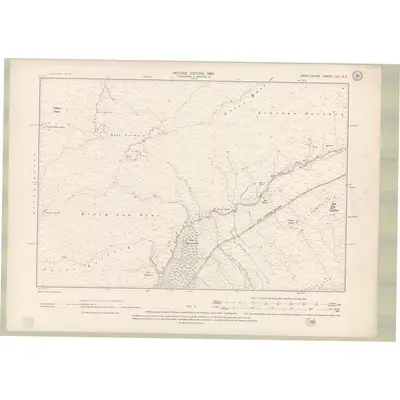 1897 Map of Argyll and Bute Sheet LXI.NE, 1900 Print