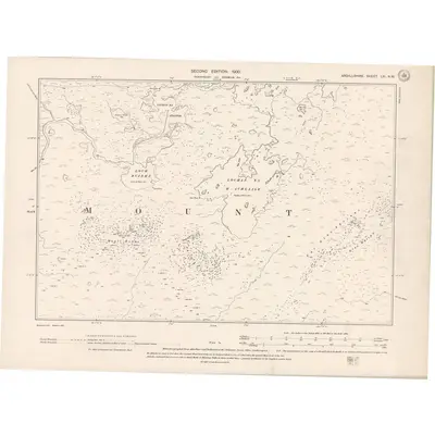 1897 Map of Argyll and Bute Sheet LXI.NW, 1900 Print