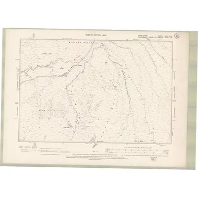 1897 Map of Argyll and Bute Sheet LXII.NW, 1900 Print