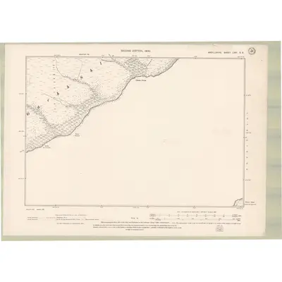 1897 Map of Argyll and Bute Sheet LXXI.SE, 1900 Print