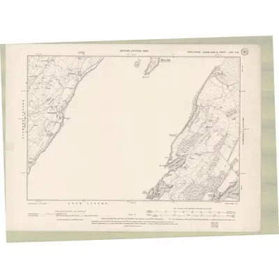1897 Map of Argyll and Bute Sheet LXXII.SE, 1900 Print