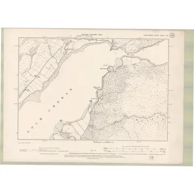 1897 Map of Argyll and Bute Sheet LXXIII.NE, 1900 Print