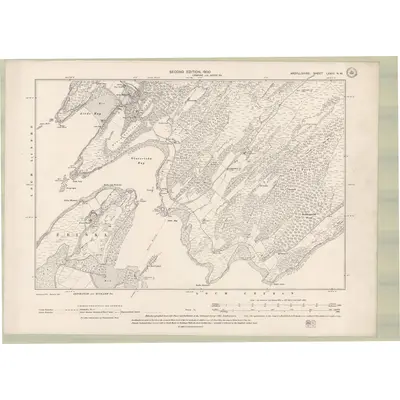 1897 Map of Argyll and Bute Sheet LXXIII.NW, 1900 Print