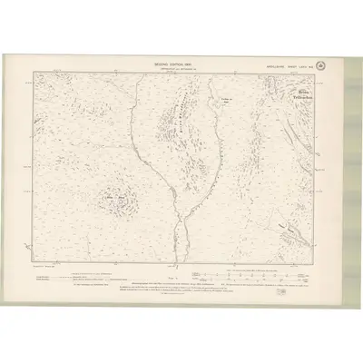 1897 Map of Argyll and Bute Sheet LXXIV.NE, 1900 Print