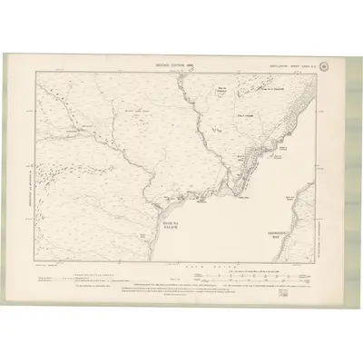 1897 Map of Argyll and Bute Sheet LXXIV.SE, 1900 Print