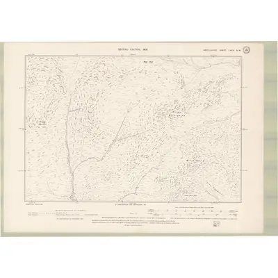 1897 Map of Argyll and Bute Sheet LXXIV.SW, 1900 Print