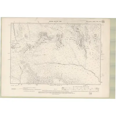 1897 Map of Argyll and Bute Sheet LXXV.NE, 1900 Print