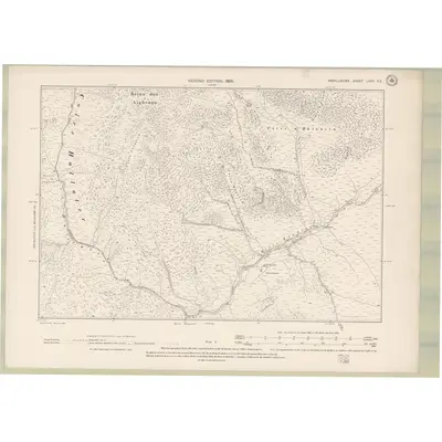 1897 Map of Argyll and Bute Sheet LXXV.SE, 1900 Print
