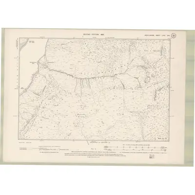 1897 Map of Argyll and Bute Sheet LXXV.SW, 1900 Print