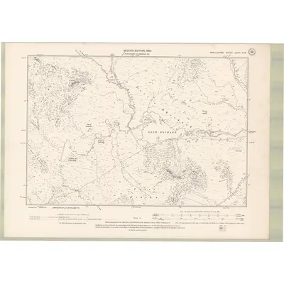 1897 Map of Argyll and Bute Sheet LXXVI.NW, 1900 Print