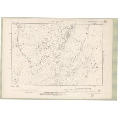 1897 Map of Argyll and Bute Sheet LXXVI.SW, 1900 Print